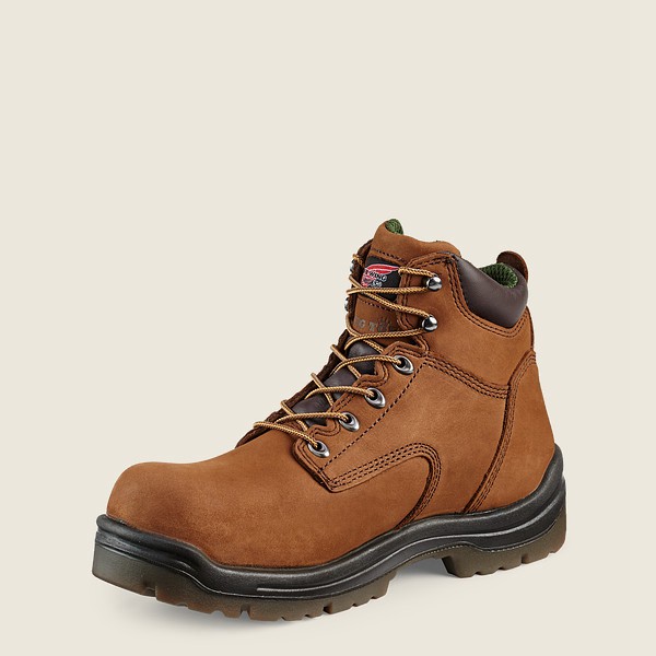 Red Wing Safety Boots King Toe® - 6-Inch Insulated Waterproof Toe - Brune - Herre 1604-UOCMF